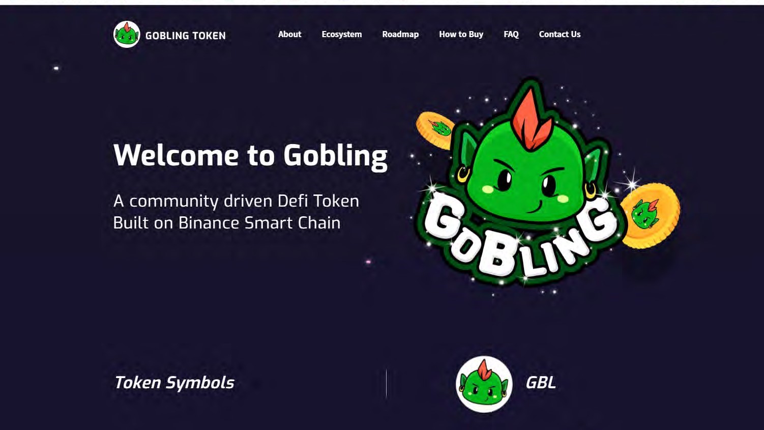 
GOBLING TOKEN WEB DESIGN
